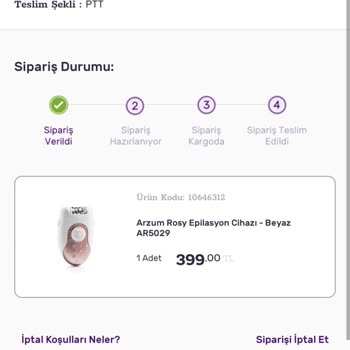 Gratis Kargo Gecikmesi Hatta Hazırlanmaması
