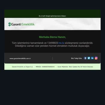 Garanti BES İptalinde Ödeme Yapılmaması