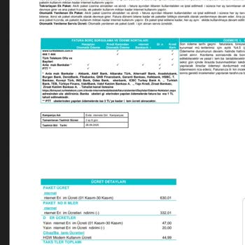 Türk Telekom Onaysız Paket Yükseltiyor Ve Fatura Yansıtıyor.