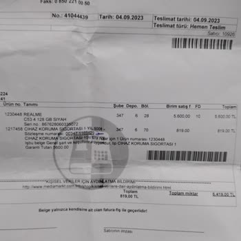 Realme Ve Media Markt Beni Mağdur Etti