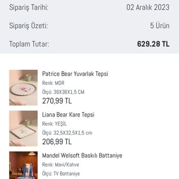 Madame Coco Siparişin Gecikmesi Sebebiyle Şikayet Dilekçesi