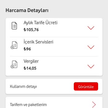 Vodafone Faturasında Haksız İçerik Servisi Ücreti Yansıtılan Müşteri