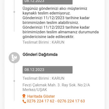 MNG Kargo Kargo Teslim Edilmemesi.