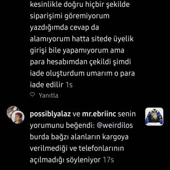 Gofeel Müşteri Mağduriyeti Asla Çözülmüyor