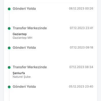 Trendyol Express Kargo Pişmanlıktır Kargom Tuzladan Şanlıurfa'ya Gitti