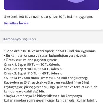 Getir Kampanya Kullanamama Sorunu