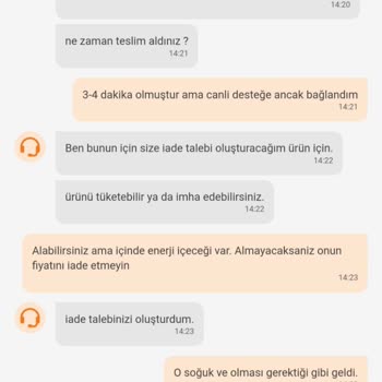 Trendyol Yemek İade Aldatmacası Ve Oyalama