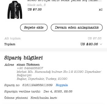 Aliexpress Ürünü Teslim Alamamak