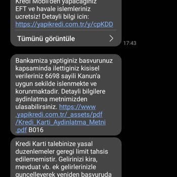 Yapı Kredi Bankası Faizsiz 6 Taksitli Nakit Avans Yanıltmacası