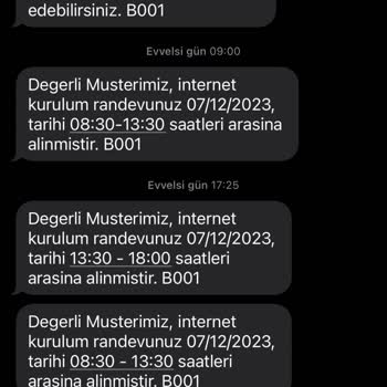 Türk Telekom Evde İnternet Kurulum Yapılmaması
