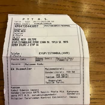 PTT Kargo Kargomuzun Teslim Edilememesi