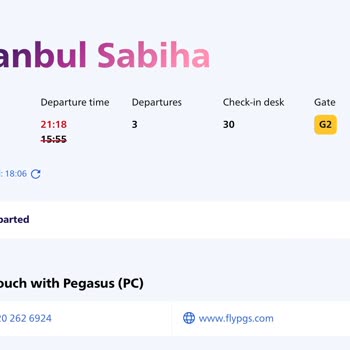 Pegasus Havayolu 5 Saatten Fazla Rötar Yaptı