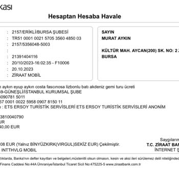 ETS Tur Uçak Biletlerimizin İptal Olmasına Sebebiyet Verdi...