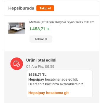 Hepsiburada Kampanyalı Ürünü İptal Ederek Fiyat Değiştirdi