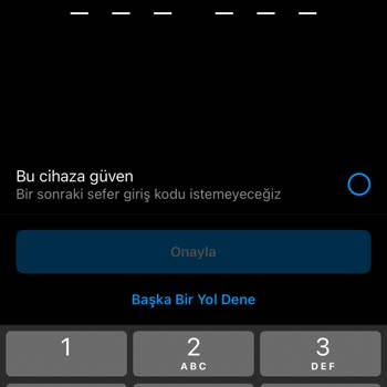 Instagram Kod Sorunu