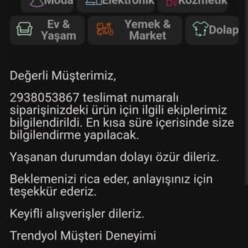 Vivense Karyolamı 2 Aydır Göndermedi!