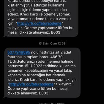 Vodafone Yanlış Numaraya Sürekli Mesaj Ve Arama Sorunu