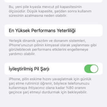 İPhone Pil Sağlığı Düşüşü