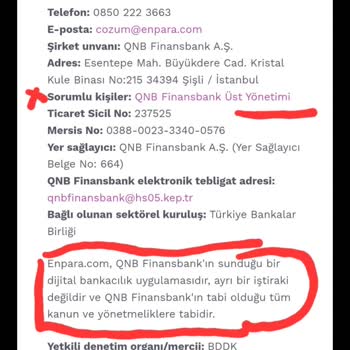 QNB Finansbank Kart İadesi Talebimdeki Sorunlu Hizmet