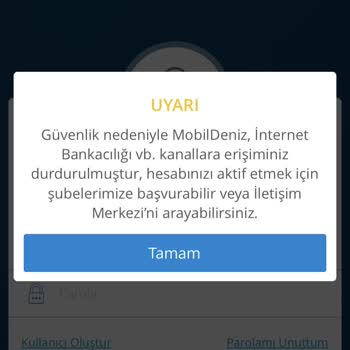 Denizbank Hesap Bloke Kaldırılması