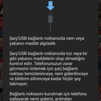 Samsung Telefon A 54 Nem Uyarısı