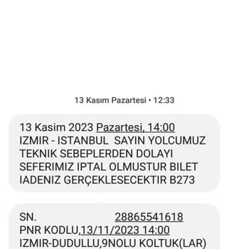 Obilet Otobüs Bileti İptali Ve İade Sorunu