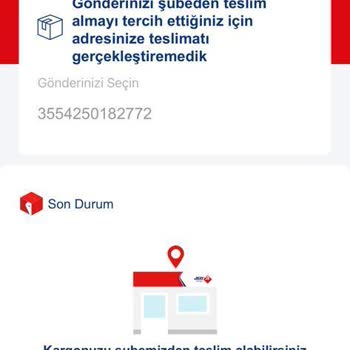 Aras Kargo Dağıtıma Çıkan Kargomu Evde Beklediğim Halde Şubeye Geri Dönüyor?