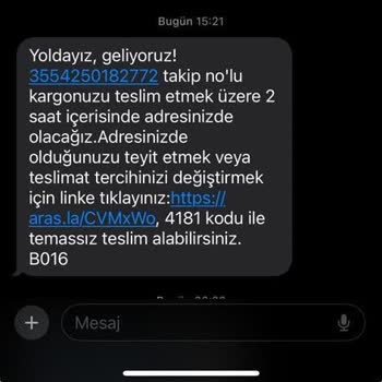 Aras Kargo Dağıtıma Çıkan Kargomu Evde Beklediğim Halde Şubeye Geri Dönüyor?