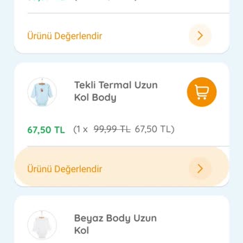 Ebebek 6 Al 5 Öde Bodyler 5 Tane Geldi.