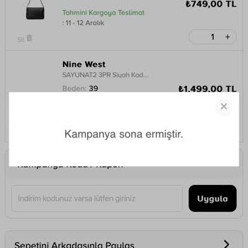 Nine West Süresi Dolmuş Kampanya İle Reklam Yapma