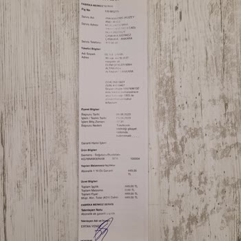 Siemens Buzdolabı Motor Arızası