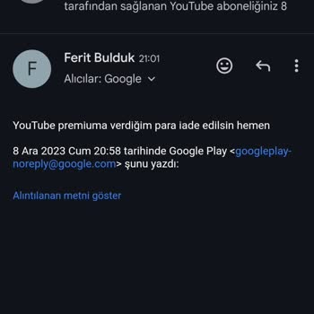 YouTube Para İadesi Karta