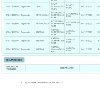 PTT Kargo Kağnı İle Mi Taşıma Yapıyor