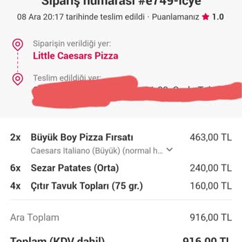 Little Caesars Pizzanın Akıl Almaz Hizmeti