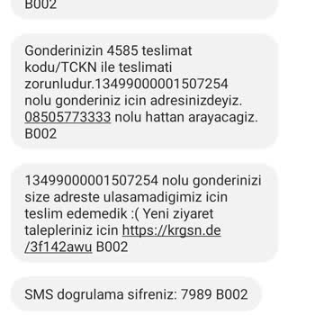 KARGOMsende Kargomun Teslim Edilmemesi