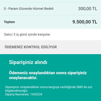 Sahibinden.com Güvenli Alışveriş Mağduru