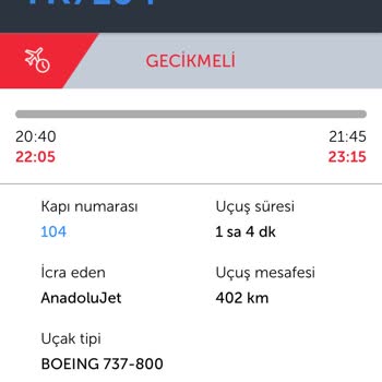 Anadolu Jet Asla Kalkmayan Uçak