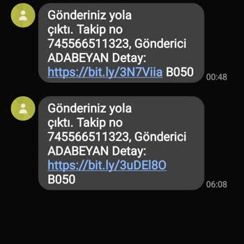 Ada Beyan Mesajla İlgili Şikayet Var