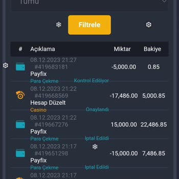 Betibom Çekim İptali Ve Bakiye Düzeltme
