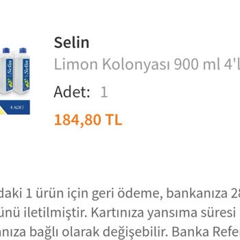 Eczacıbaşı E-Sanal Mağaza Eczacıbaşımarket'in Onayım Dışında Siparişimi İptal Etmesi