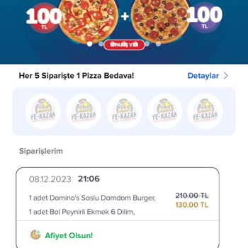 Domino's Pizza Sürekli Geç Ve Soğuk Getiriyorlar