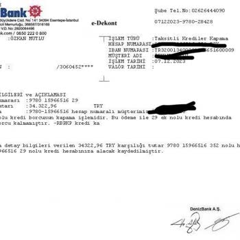 Denizbank Kredi Kartı Bloke Kaldırmadılar