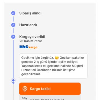 Hepsiburada Gelmeyen Kargo - MNG Kargo Kaybetme