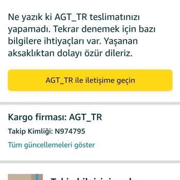 Amazon-AGT İş Birliği İle Bir Türlü Kargom Gelemedi!