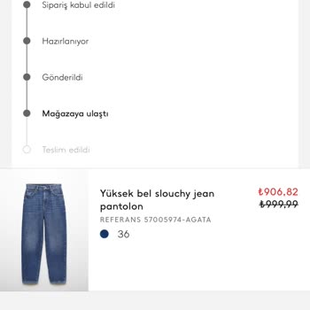 Mango Mağazada Bulunamayan Siparişim