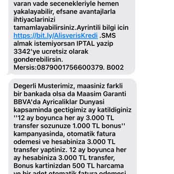 Garanti Bankası Bonus Sözünü Tutmaması