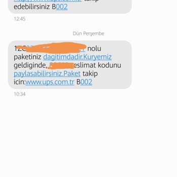 UPS Türkiye Bilinçli Olarak Teslimat Yapılmaması