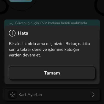 Nays Uygulaması Sistem Hatası