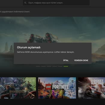 Geforce Now Oturum Açılamadı Sorunu