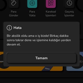 Nays Uygulama Hatası Sebebiyle Cashback'ten Yararlanamadım